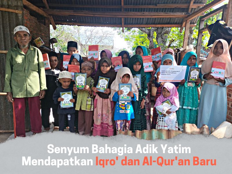 Distribusi Iqra dan Al-Qur’an untuk Adik-adik Pelosok NTT Sudah Sampai